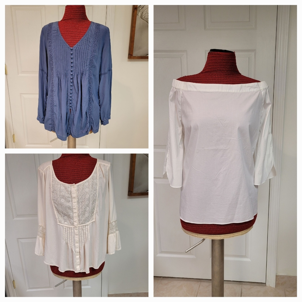 3  Boho blouses bundle